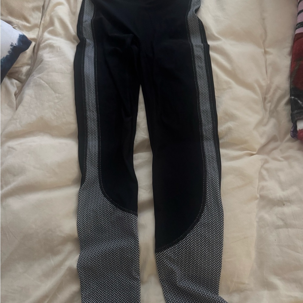 Black and Gray Women's Leggings